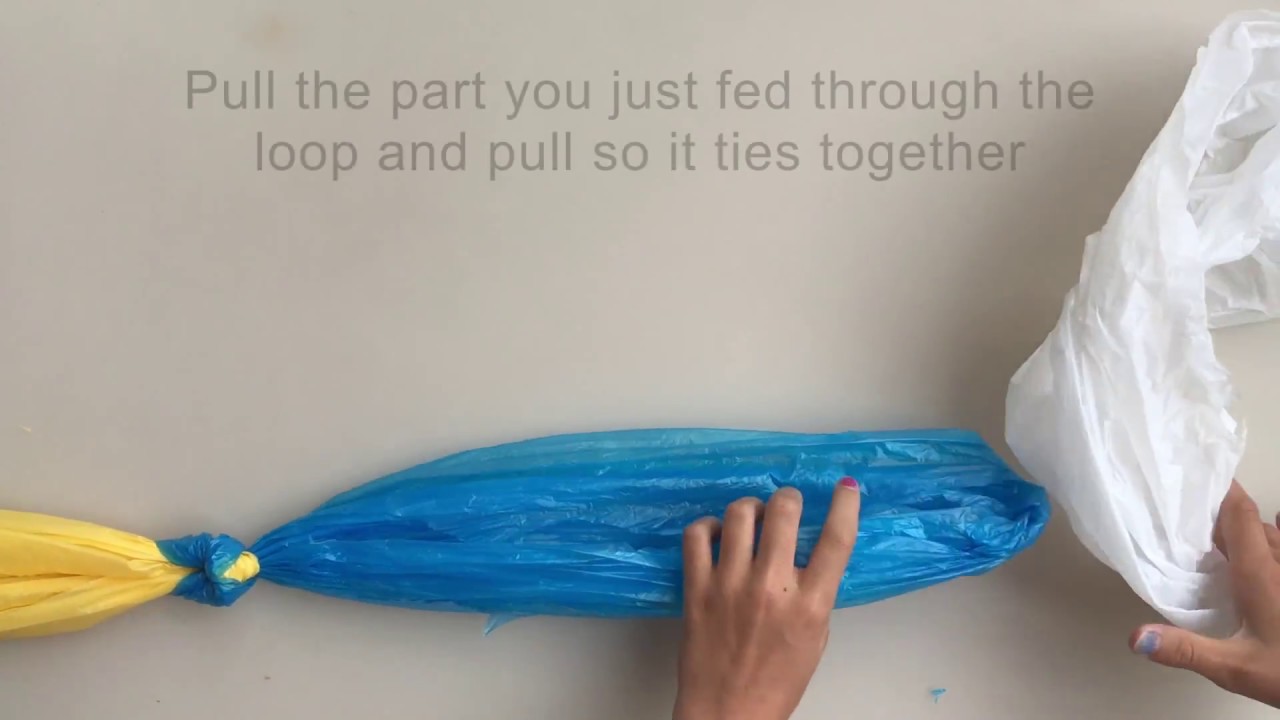DIY PLASTIC BAG JUMP ROPE - Paint Covered Kids