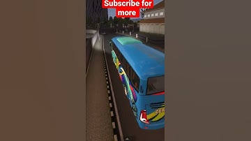 #shorts | Marcopolo G7 1200 Mod | BUSSID | night look of the bus | Android game | 3d graphics