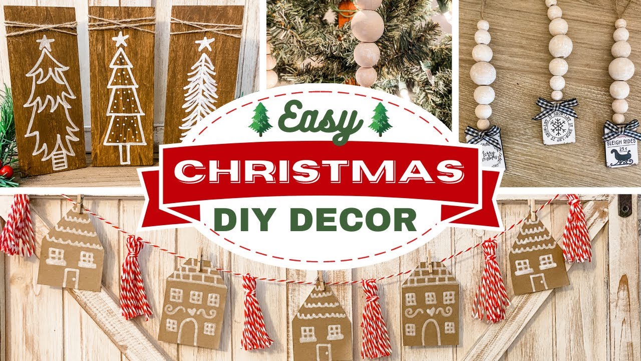 🎄 Простые рождественские поделки за 1 доллар 🎄