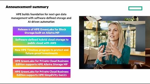 HPE Storage May 15th announcement overview | Chalk Talk