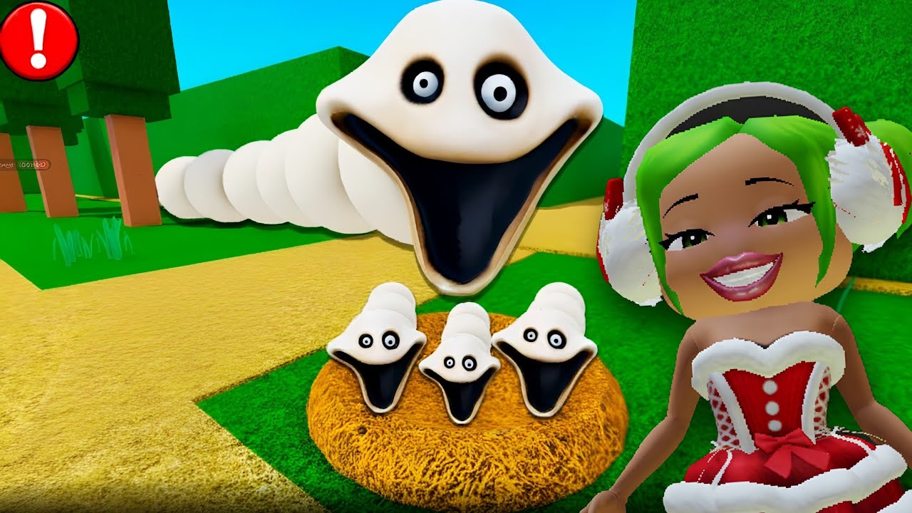 TENTEI ROUBAR OS FILHOS DA MINHOCA GULOSA NO ROBLOX… e DEU MUITO ERRADO! 😨🐛
