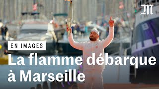 Paris 2024: l’arrivée de la flamme olympique à Marseille