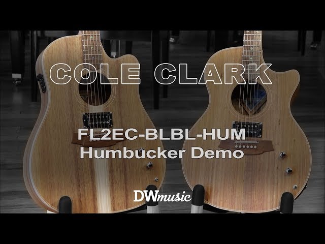 NEW! Cole Clark Guitars Fat Lady Humbucker Demo CCFL2EC