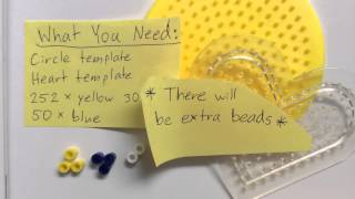 Pac Man + Ghost Perler Beads Tutorial