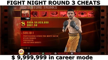Fight Night Round 3 cheat codes : Get 999999 money (Cheat useable with PCSX2 only)