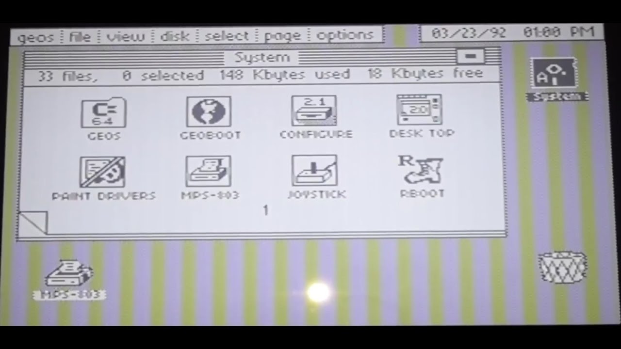 GEOS 2.0 + SD2IEC - COMMODORE C64 - YouTube