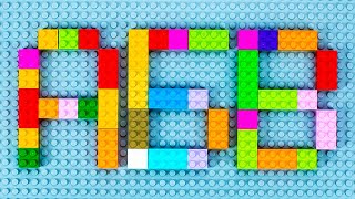 Лего Азбука Для Детей! Собираем Буквы Из Конструктора!