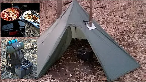 Hot tent overnighter poor man nachos brought to yo...