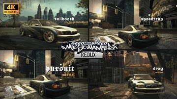 All 4 Career Tutorials | NFS: Most Wanted (2005) REDUX [4K 60FPS]