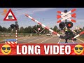 DUTCH RAILROAD CROSSING - 🚂😎 LONG VIDEO 😎🚂- Sint Odiliënberg   Groot Bergerweg