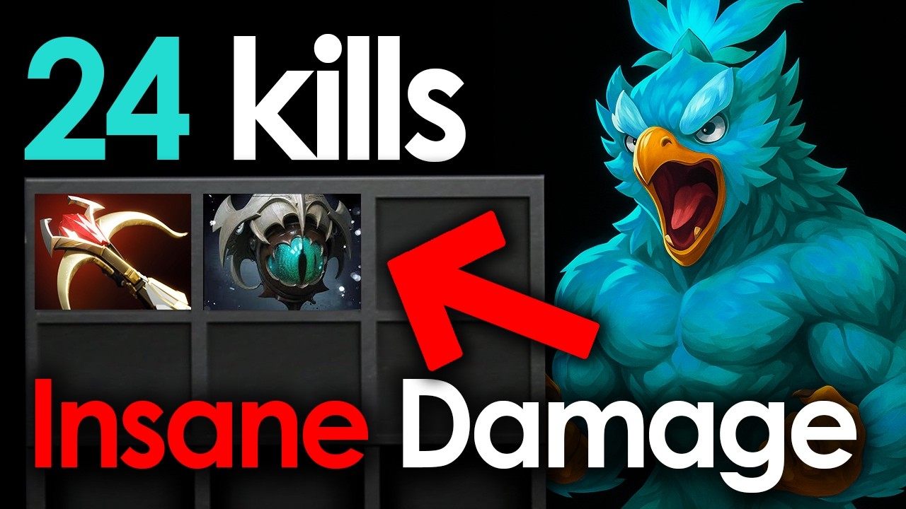 24 Kills Kez Mid – Daedalus + Eye of Skadi 7.40c #dota2