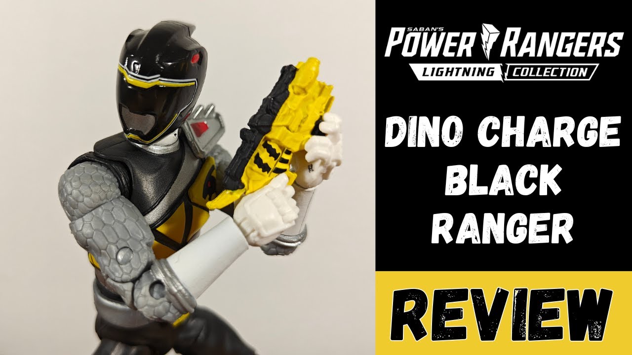 Back in Black! Power Rangers Lightning Collection Target Exclusive Dino Charge Black Ranger Review
