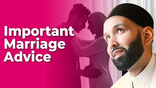 An Eye Opener For Couples | Dr. Omar Suleiman