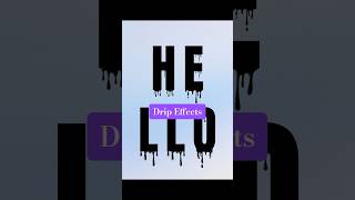 Create Dripping Effects in Canva#trending #shortsfeed