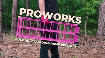 PROWORKS Foldable Loading Ramp 180x28 cm