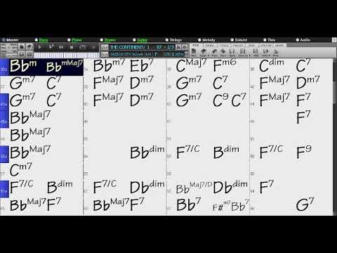 Video thumbnail: BACKING TRACK - THE CONTINENTAL (Herbert Magidson, Con Conrad) F 190 BPM SWING