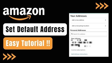 Amazon How To Change Shipping Address Instructions !