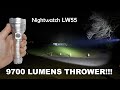 Nightwatch LW55 - 9700 lumens long-range flashlight!