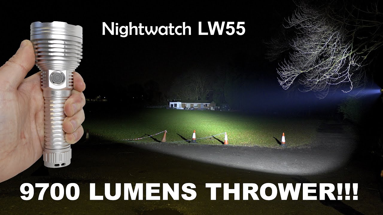 Nightwatch LW55 9700lm 824m 21700 Thrower Flashlight – Nealsgadgets