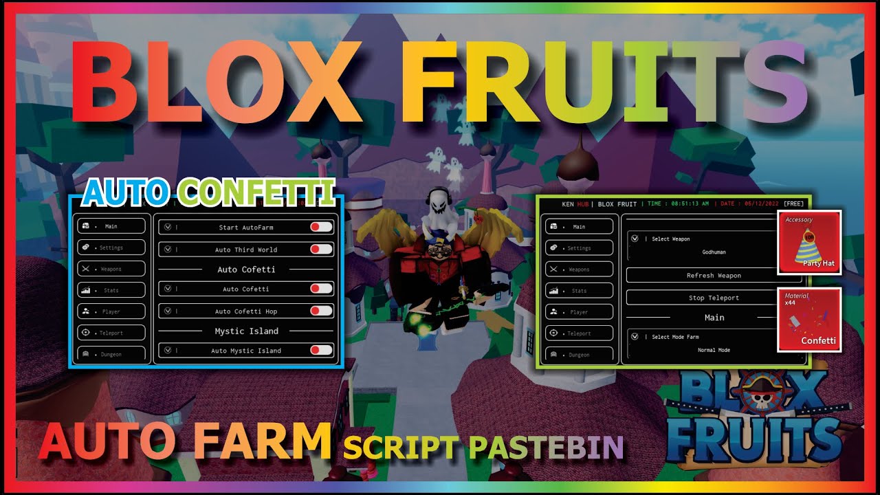 Blox Fruits Christmas Event 2022 Script!! AutoFarm Candy! Latest Version!!  - BiliBili