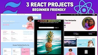 3 Beginner Friendly React Projects 4 Projects To Learn React Beginners To Advance Webdevelopment Reactjs