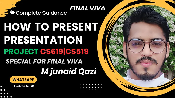 How to Present Presentation in Final Viva | Tips for Successful Viva Presentation | CS619 | CS519