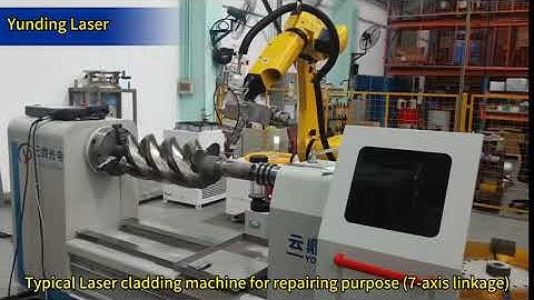 Typical laser cladding machine for  repairing application #lasercladding #remanufacturing
