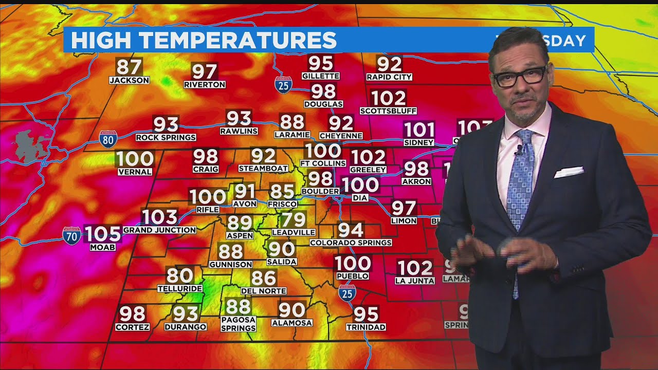 Thermal Thursday Should Bring Triple Digit Heat To Many - YouTube