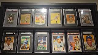 Card Display Showcase of Vintage Yankees cards. Part of a deep-dive series into my card room.