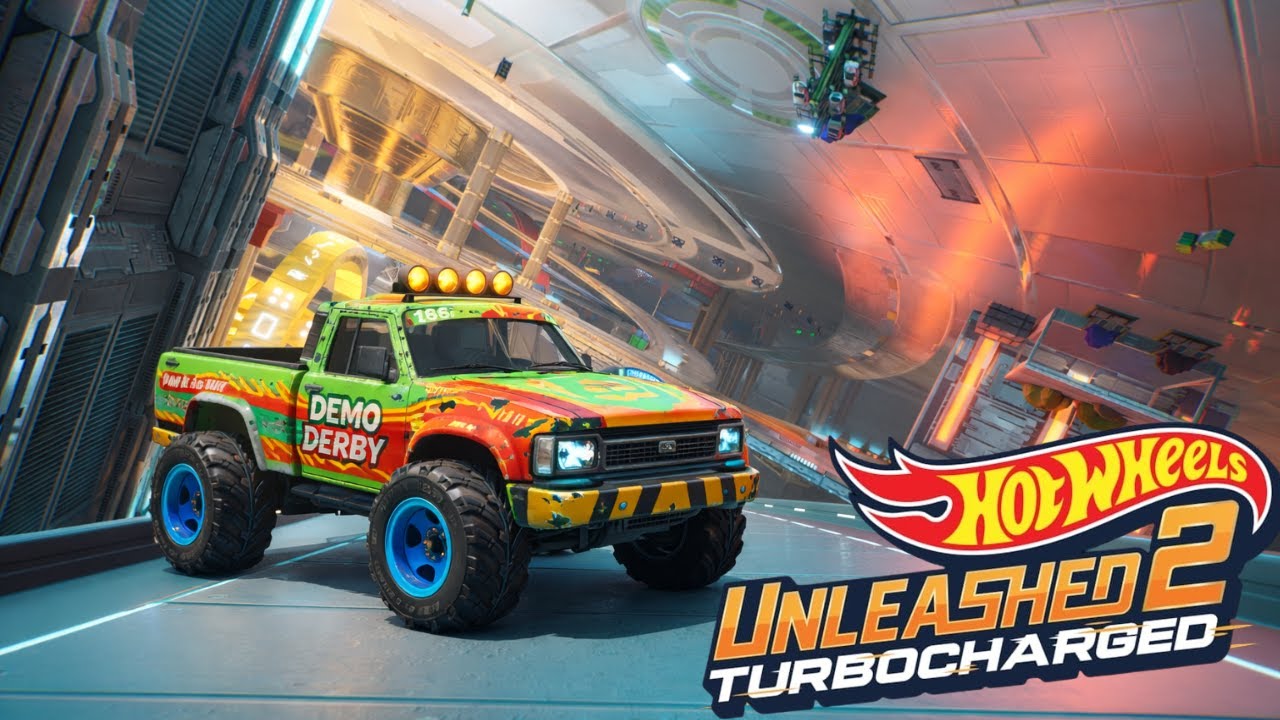 Hot Wheels Unleashed 2 Turbocharged: Customized Demo Derby Truck New