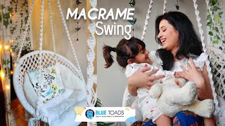 Amazon Best Jhula Review/ Blue Toads Macrame Swing/ Amazing Balcony Makeover🌸