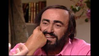 Luciano Pavarotti  Interview (MET 1998)