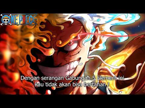 Spoiler de One Piece Capítulo 1177: ¡El ataque combinado de los cinco elementos de Nika y Nin-Hawk que atravesó el escudo mágico de Imu-sama!