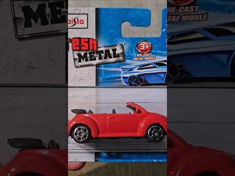 Toy ASMR Looking At A Maisto Red Volkswagen New Beetle 1/64 Scale