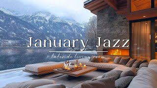 Winter Relaxation with Lakeside Jazz January 🎶 Soft Melodies and a Warm Fireplace for a Relaxation 🔥 screenshot 4