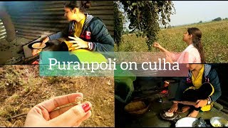 I Made Puranpoli On Culha A Trip To My Village Part 1 नन क गव Farm Visitswati Varma