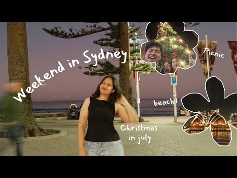 weekend in sydney | christmas in july | ferry to manly beach | international student in australia