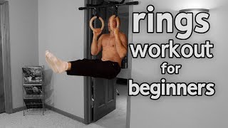 Rings Workout For Beginners (With Progressions)