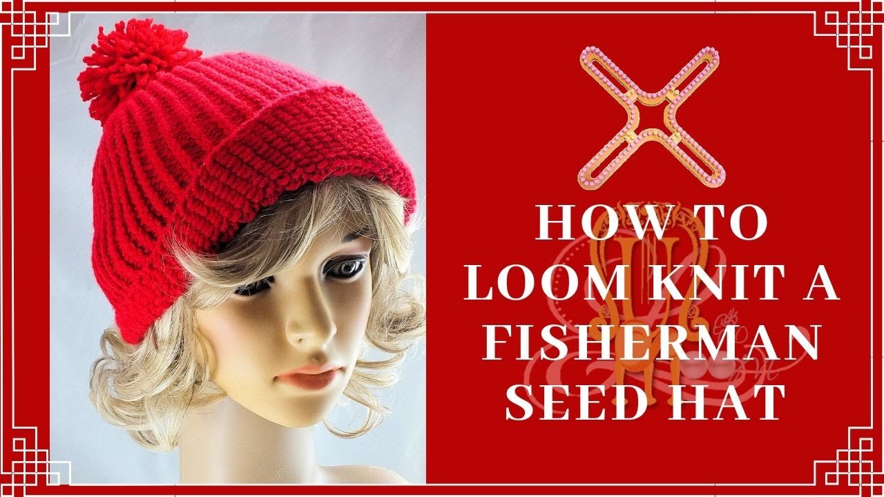 brioche stitch bind off How to Loom Knit a Fisherman Seed Hat Universal X Loom