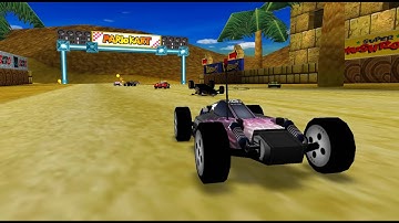 Re-volt x Mario kart) DS Desert Hills (5lap) - Mongoose