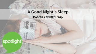 A Good Night's Sleep | World Health Day | practice English with Spotlight