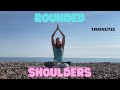 yoga for the upper back and rounded shoulders | Yoga for posture | yoga to improve posture