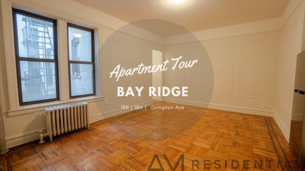 Video Tour One Bedroom Apartment at Ovington Ave, Bay Ridge, Brooklyn