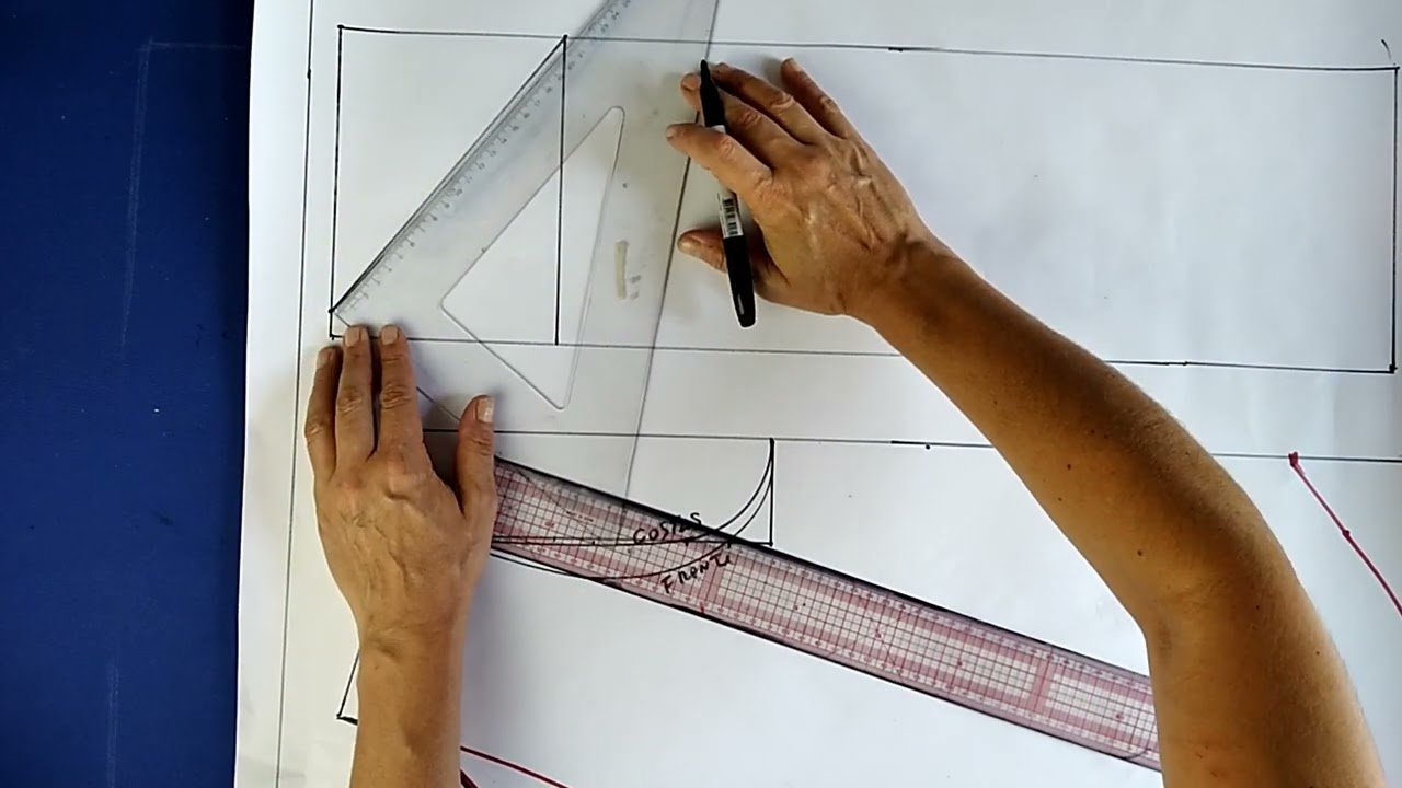 COMO FAZER BASE DE BLUSA SEM PENCE | EXPLICAÇÃO COMPLETA COM MANGAS