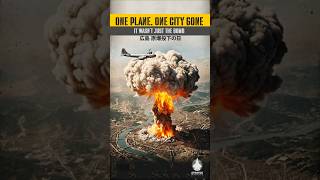 One Plane. One Bomb. A City GONE in 3 Seconds! 🤯☢️ #stratoswarfare#B29 #Nuclear #Shorts #Reels