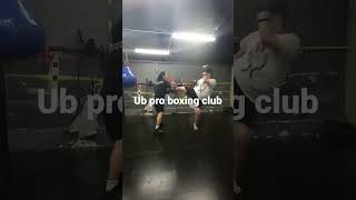Free style fighting training. Ub pro boxing club. Mongolia. Ulaanbaatar