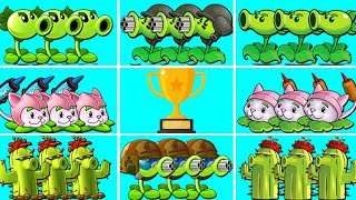 Tournament 8 Best Plants PVZ 1 vs PVZ 2  Which Plant Will Win?