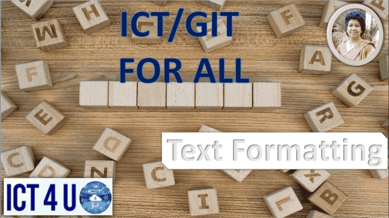 Text Formatting - Word Processing - ICT 4 U - YouTube
