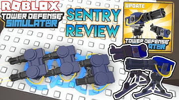 *NEW* Sentry Tower Review!! | Tower Defense Simulator (ROBLOX)