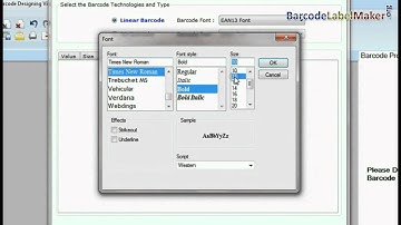 Create barcode labels for consumer products: Barcode Label Maker Program